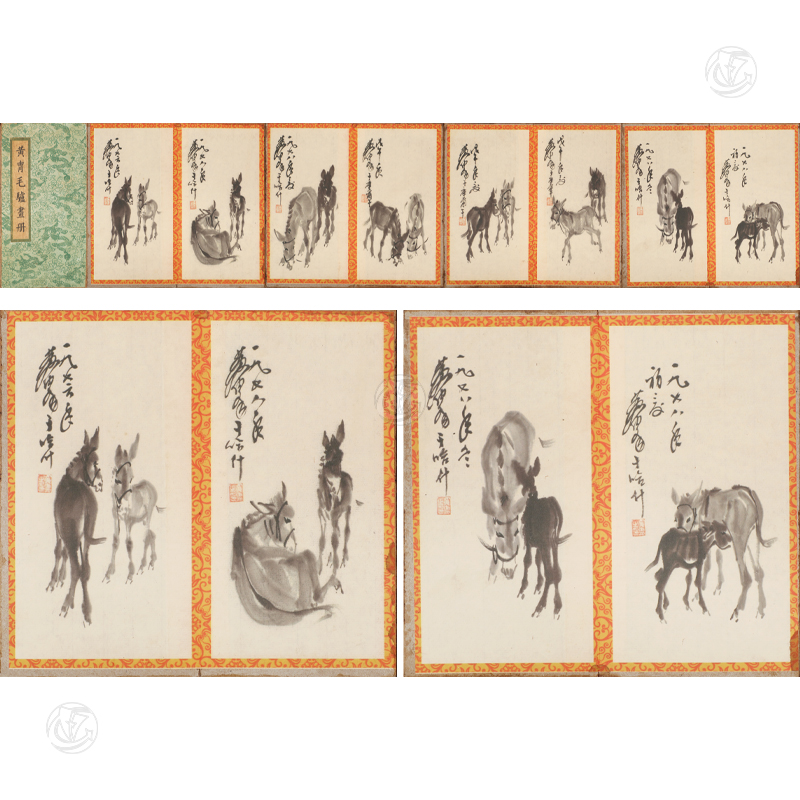 黃胄 毛驢畫冊(cè)